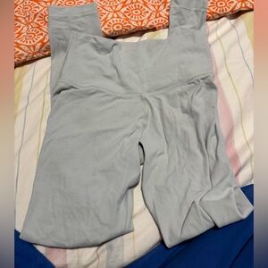 Light blue/green High-Waisted Leggings